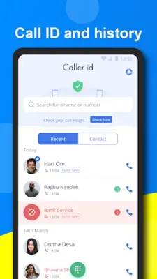 Caller ID & Block Caller Go android App screenshot 3